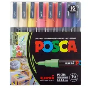 UNI-BALL Posca Marker 0.9-1.3mm 16 colori