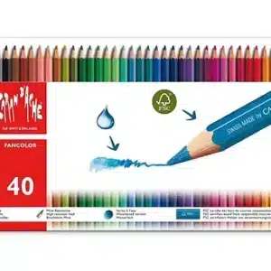 CARAN D'ACHE Matite colorate Fancolor (40 pezzi)