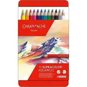 CARAN D'ACHE Matite colorate Supracolor (12 pezzi)