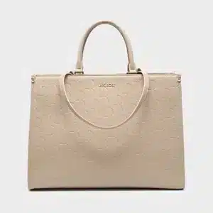 LABEL ROSE Borsa Monogram Big Ecru