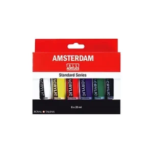 AMSTERDAM Set colori acrilici 12pz