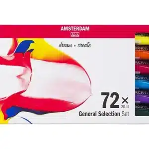 AMSTERDAM Set colori acrilici 72pz