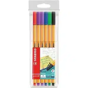 STABILO Penne fibra point 88 (6 colori)