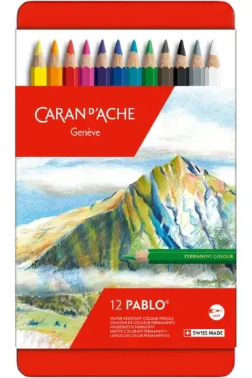 CARAN D'ACHE Matita colorata Pablo (12 pezzi)