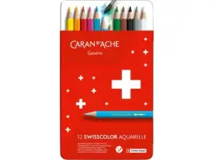 CARAN D'ACHE Matite colorate Swisscolor (12 pezzi)