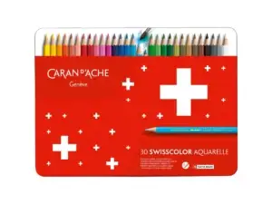 CARAN D'ACHE Matite colorate Swisscolor (30 pezzi)