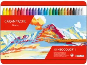 CARAN D'ACHE Pastelli a cera Neocolor 1 (40 pezzi)