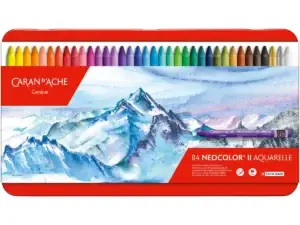 CARAN D'ACHE Pastelli a cera Neocolor II (84 pezzi)