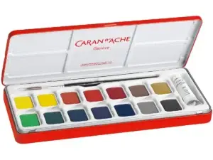 CARAN D'ACHE Set acquarelli (14 colori)