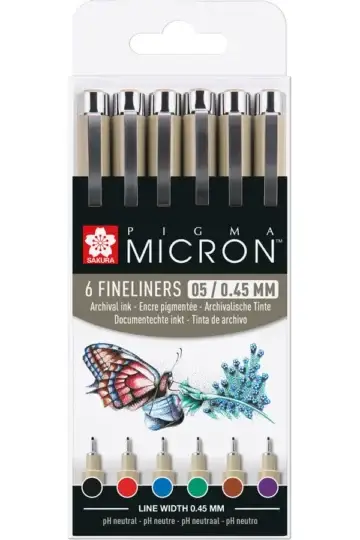 SAKURA Pigma Micron Set colori