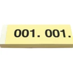 Blocco simplex numeri giallo