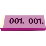 Blocco simplex numeri pink