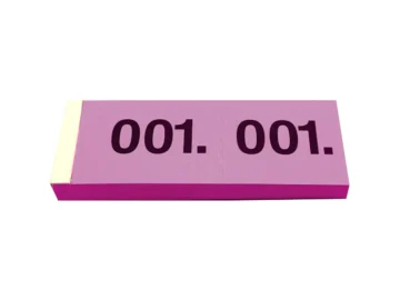 Blocco simplex numeri pink