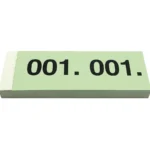 Blocco simplex numeri verde