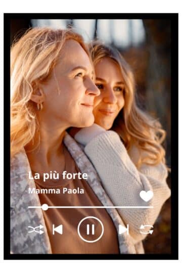 Poster personalizzato Canzone