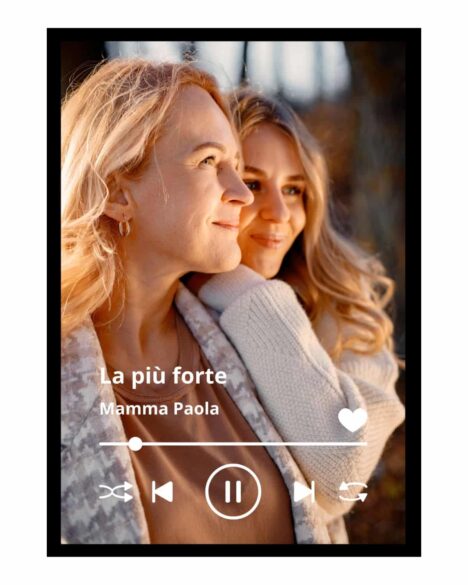 Poster personalizzato Canzone