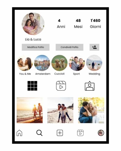 Poster personalizzato Instagram
