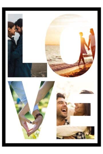 Poster personalizzato LOVE