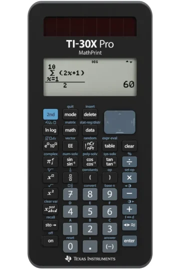 TEXAS INSTRUMENTS MathPrint TI-30XPRO