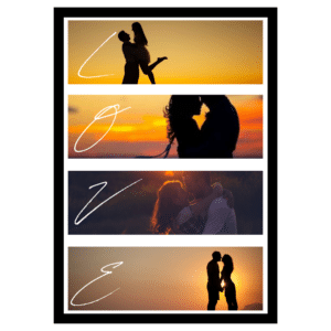 Poster personalizzato "Scritta Love"