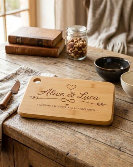 Tagliere in legno di Bambù personalizzato