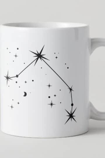 Tazza personalizzata costellazione