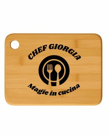 Tagliere in legno personalizzato magie in cucina