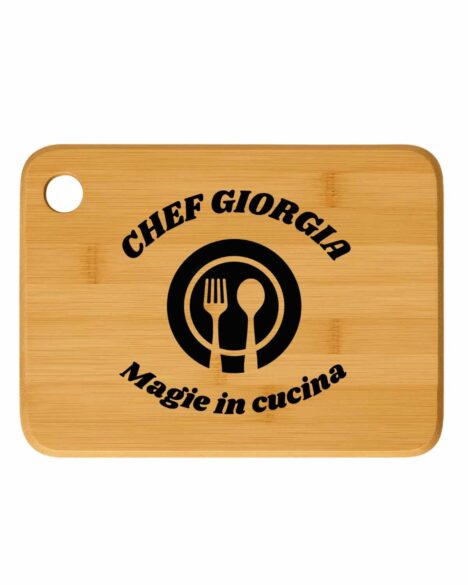 Tagliere in legno personalizzato magie in cucina