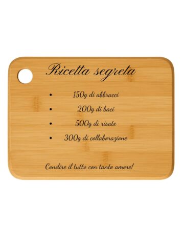 Tagliere in legno ricetta segreta