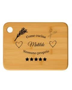 Tagliere in legno personalizzato