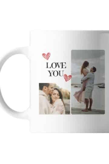 Tazza personalizzata collage d'amore