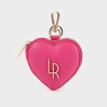 Portamonete Margot Heart Label Rose Fuxia