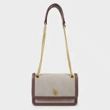 Label Rose borsa Eloise Canvas Malva