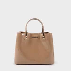 LABEL ROSE Borsa Margot Big Vernice Beige