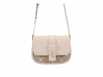 LABEL ROSE New Monogram Margot Small Saddle