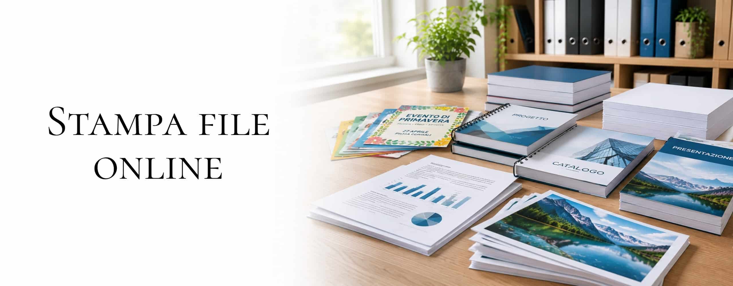 Banner pagina stampa file online