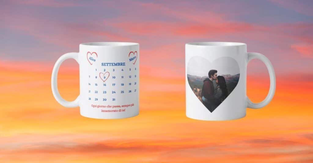 Tazza personalizzata anniversario