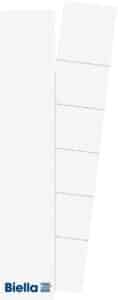 BIELLA Costa per cartella 27x145mm 19016400U bianco 25 pezzi