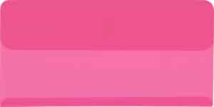 BIELLA Custodie trasparente 60x30mm 27360240U rosa 25 pzi.