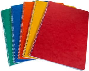 BÜROLINE Taccuino spirale 17,5x22cm 540252 rigato,8mm, 80g ass. 48 fogli