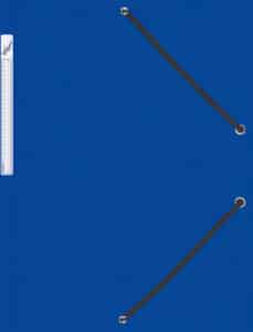 BÜROLINE Cartellina con elastico A4 614494 blu, plastica