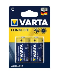 VARTA Batterie 4114101412 Longlife, C/LR14, 2 St?ck