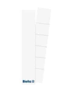 BIELLA Costa per cartella 27x145mm 19016400U bianco 25 pezzi