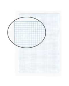 BIELLA Fogli per quaderni A4 45144400U bianco,quad.4mm,4 fo. 100 fg.