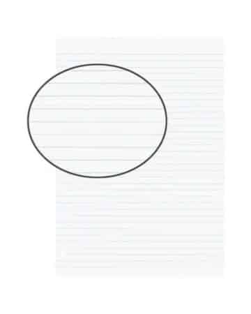 BIELLA Foglia intarsio 45044100U bianco,rigato,4 fori 100 pezzi