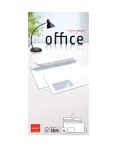 ELCO Busta Office c/finestra C5/6 74465.12 80g, bianco 25 pezzi
