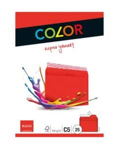 ELCO Busta Office s/finestra C5 74618.92 100g, rosso 25 pezzi