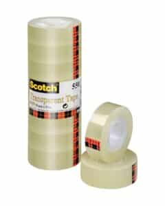 SCOTCH Nastro 550 19mmx33m 5501933K-8 trasparente 8 pezzi