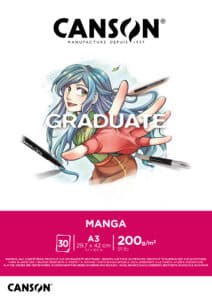 CANSON Graduate Manga A3 31250P031 30 fogl., bianco, 200g