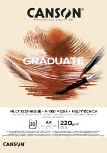 CANSON Graduate Mixed Media A4 400110368 20 fogl., beige, 220g